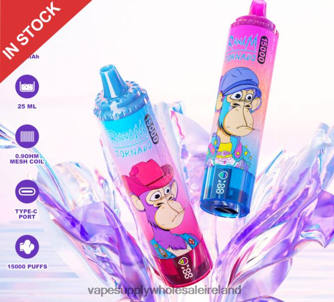 e cigarette wholesale - 0T2H3 Disposable RandM Tornado 15000 5%