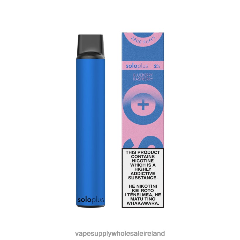 Electronic Cigarette Wholesale - Solo Plus Disposable Vape Paradise Collection RPZJP239 Blueberry Raspberry
