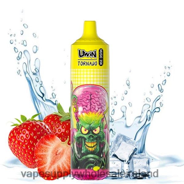 Electronic Cigarette Wholesale - UWIN CRYSTAL 35K DISPOSABLE VAPE Strawberry Ice RB0D0024