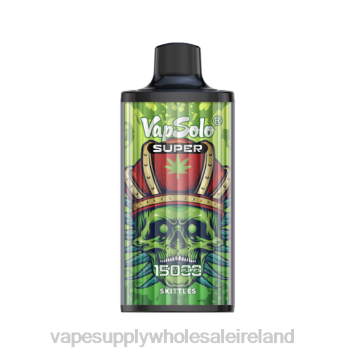 E Cig Wholesale Distributors - Vapsolo SUPER Disposable Vape Skittles FXP8115