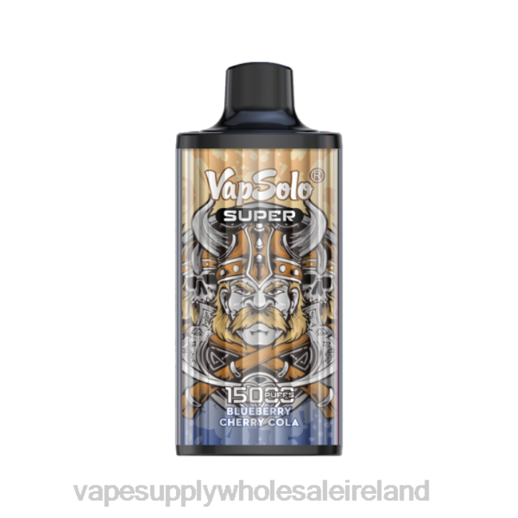 Electronic Cigarette Wholesale - Vapsolo SUPER Disposable Vape Blueberry Cherry Cola FXP8109