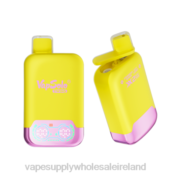 E Cig Wholesale - Vapsolo TWINS Disposable Vape Strawberry Banana & Fizzy Cherry FXP8126