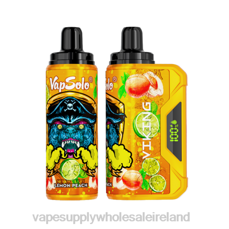 E Cig Wholesale Distributors - Vapsolo VIKING Disposable Vape Lemon Peach FXP8135
