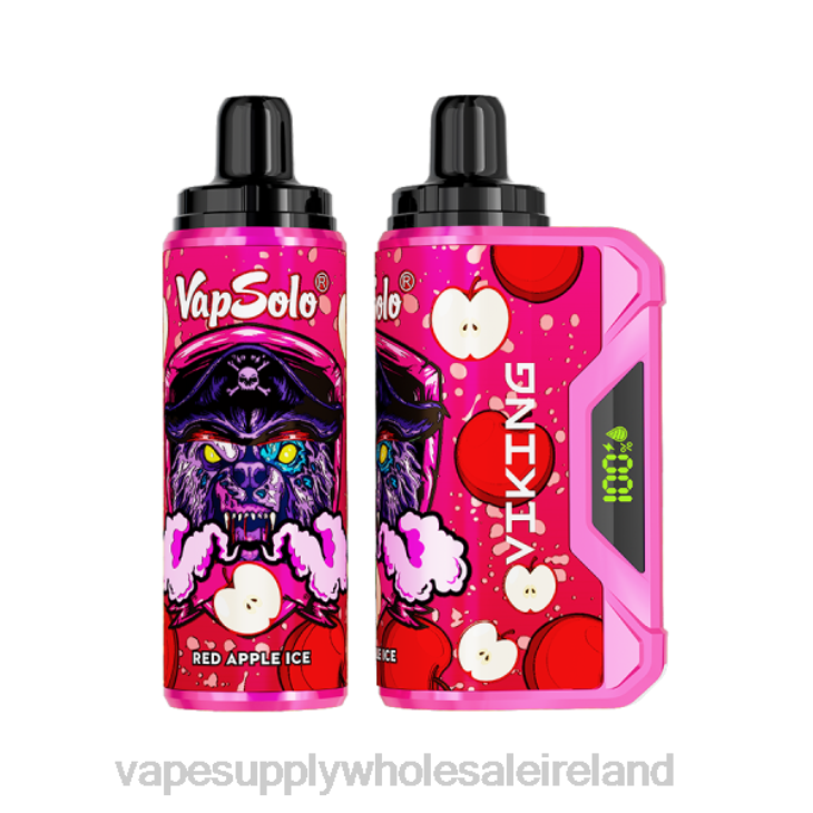 E Cig Wholesale - Vapsolo VIKING Disposable Vape Red Apple Ice FXP8136