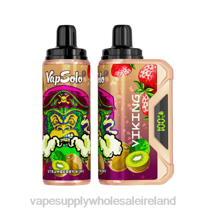 E Cigarettes Wholesale Suppliers - Vapsolo VIKING Disposable Vape Strawberry Kiwi FXP8138