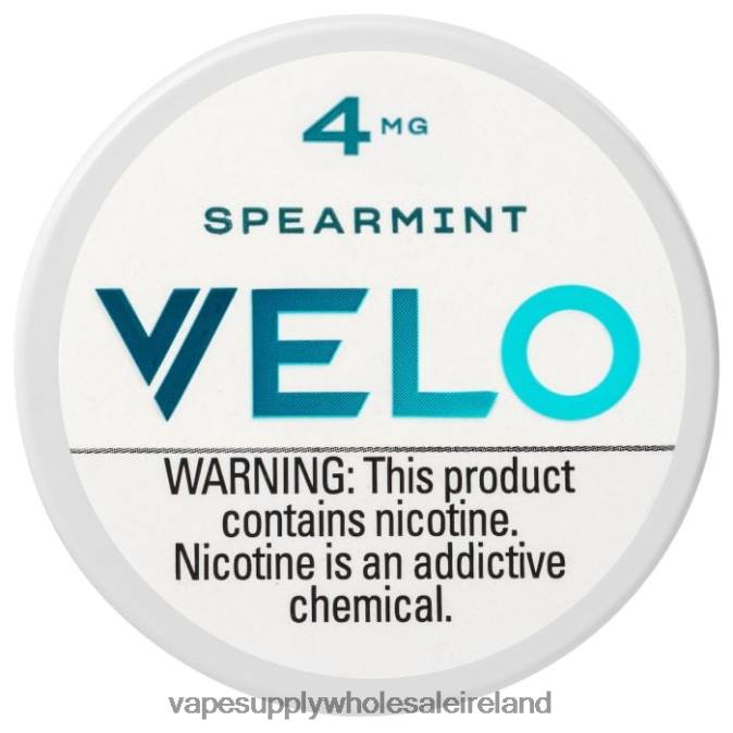 Vape Wholesale supplier - 0T2H40 Spearmint VELO Nicotine Pouch 4mg