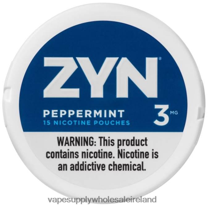 Vape Wholesale Ireland - 0T2H28 Peppermint ZYN Nicotine Pouch 3mg