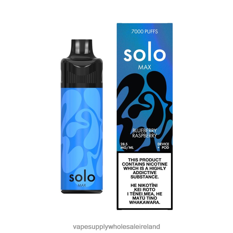 E Cig Wholesale Distributors - Solo MAX Pod Kit RPZJP265 Blueberry Raspberry