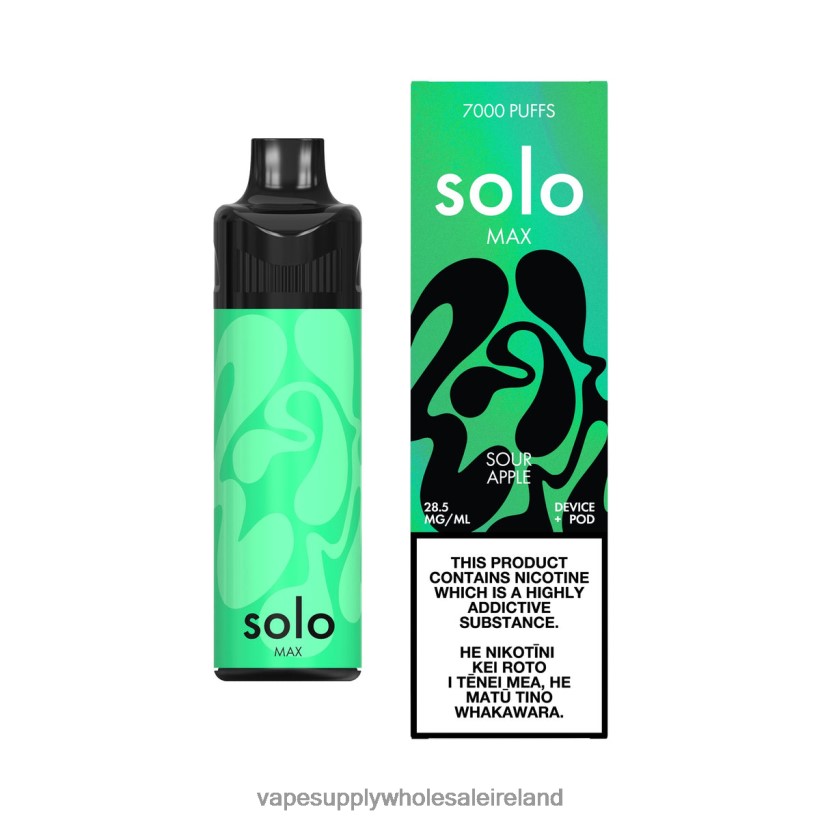 Electronic Cigarette Wholesale Supplier - Solo MAX Pod Kit RPZJP270 Sour Apple
